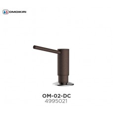Дозатор для моющего средства ОМ-02-DC латунь/темный шоколад 4995021