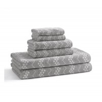 Полотенце для рук Kassatex Wavy Hippo Grey BWV-110-HPG