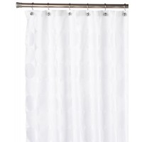 Шторка для ванной Carnation Home Fashions Jacquard White Circle FSCJAC/21