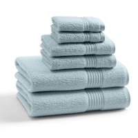 Полотенце для рук мини Kassatex Long Twist Pearl Blue LFO-172-PLB