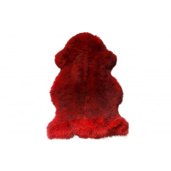 Овчина одношкурная красно-черная XL