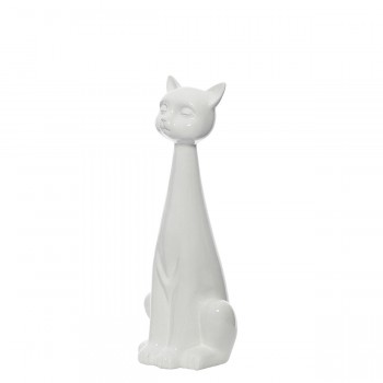 Статуэтка «Белый кот» C5011285 бел.