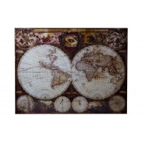 Панно стеклянное "Карта мира" KFE007H015