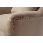 Кресло велюровое бежевое (с подушкой) 24YJ-7004-06413/1