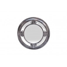 Зеркало круглое в серебристой раме M983B