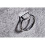 Стул бархатный серый (с кольцом) DY-409J-81136-15