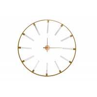 Часы настенные круглые золотые 19-ОА-6157