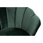 Кресло низкое велюровое зеленое PJS16001-PJ622
