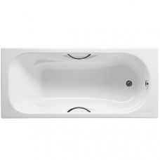 Чугунная ванна Roca Malibu 160x70 с отверстиями для ручек