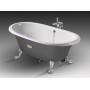 Чугунная ванна Roca Newcast Grey 170x85