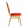 Банкетный стул Квадро 20мм – золотой, красная корона 001-25