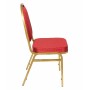 Банкетный стул Раунд 20мм - золотой, красная корона УТ000000111