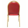 Банкетный стул Раунд 20мм - золотой, красная корона УТ000000111