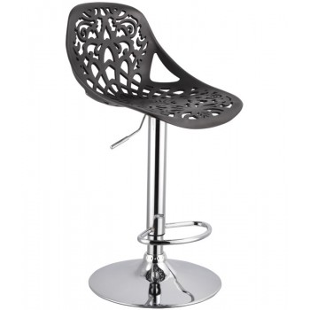 Барный стул Орнамент (Ornament) черный 001-55