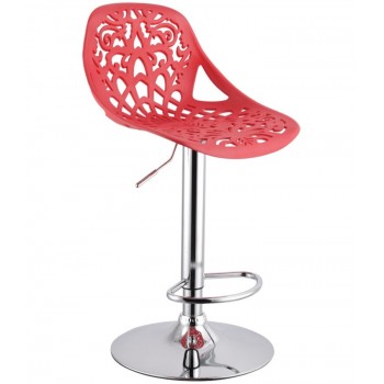Барный стул Орнамент (Ornament) красный 001-53