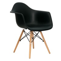 Стул-кресло Eames DAW черный 001-112