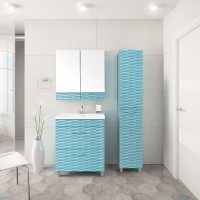 Мебель для ванной Style Line Ассоль 70 Люкс Plus наполная, аквамарин