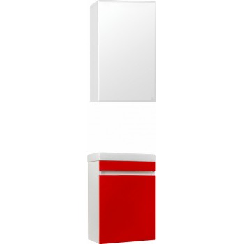 Мебель для ванной Style Line Compact 40 Люкс, красная