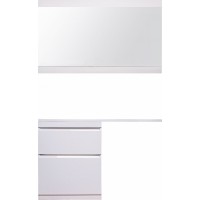 Мебель для ванной Style Line Даллас 130 Люкс Plus напольная, белая