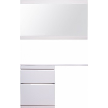Мебель для ванной Style Line Даллас 130 Люкс Plus напольная, белая