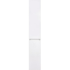 Шкаф-пенал Style Line Даллас 30 Люкс Plus белый, с бельевой корзиной