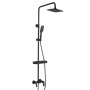 Душевая система с изливом Lemark Tropic LM7002BL черный