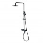 Душевая система Lemark Bronx LM3760BL черная