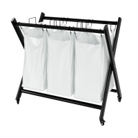 Корзина для белья с отсеками Wasserkraft Naab WB-860-L