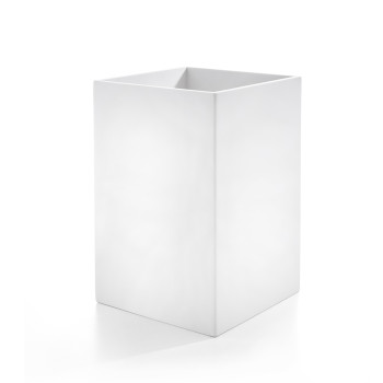 Ведро для мусора без крышки 3SC Mood White MW65A (12л) белое