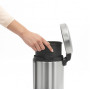 Мусорное ведро с педалью Brabantia NewIcon стальное матовое 113222 (3л)