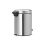 Мусорное ведро с педалью Brabantia NewIcon стальное матовое 113222 (3л)