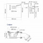 Душевой поддон квадратный Wasserkraft Main 41T03 (90х90)