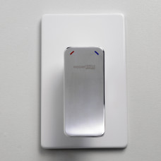 Смеситель для душа встраиваемый Wasserkraft Aller 10651WHITE хром-белый