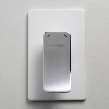 Смеситель для душа встраиваемый Wasserkraft Aller 10651WHITE хром-белый