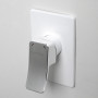 Смеситель для душа встраиваемый Wasserkraft Aller 10651WHITE хром-белый