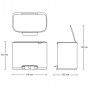 Мусорный бак Brabantia Pedal Bin Bo с педалью 304149 зеленый (3х11л)