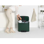 Мусорный бак Brabantia Pedal Bin Bo с педалью 304149 зеленый (3х11л)