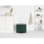 Мусорный бак Brabantia Pedal Bin Bo с педалью 304149 зеленый (3х11л)