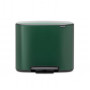 Мусорный бак Brabantia Pedal Bin Bo с педалью 304149 зеленый (3х11л)