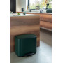 Мусорный бак Brabantia Pedal Bin Bo с педалью 304149 зеленый (3х11л)