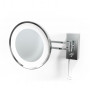 Decor Walther BS 36/V LED Косметическое зеркало 22см, подвесное, увел. 5x, подсветка LED, цвет: хром