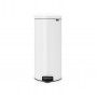 Мусорное ведро с педалью Brabantia NewIcon белое 114748 (30л)