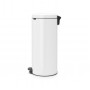 Мусорное ведро с педалью Brabantia NewIcon белое 114748 (30л)