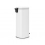 Мусорное ведро с педалью Brabantia NewIcon белое 114748 (30л)
