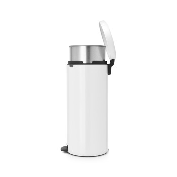 Мусорное ведро с педалью Brabantia NewIcon белое 114748 (30л)