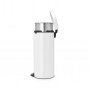 Мусорное ведро с педалью Brabantia NewIcon белое 114748 (30л)