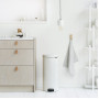 Мусорное ведро с педалью Brabantia NewIcon белое 114748 (30л)