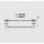 Держатель для полотенца 57 см Colombo Design LOOK B1610