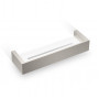 Decor Walther Brick DA30 Душевая полка 30x9см, акриловое белое стекло, подвесной, цвет: никель сатинированный