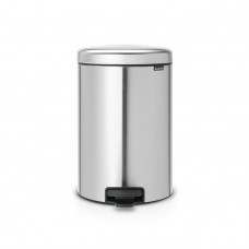Мусорное ведро с педалью Brabantia NewIcon матовая сталь 111907 (20л)